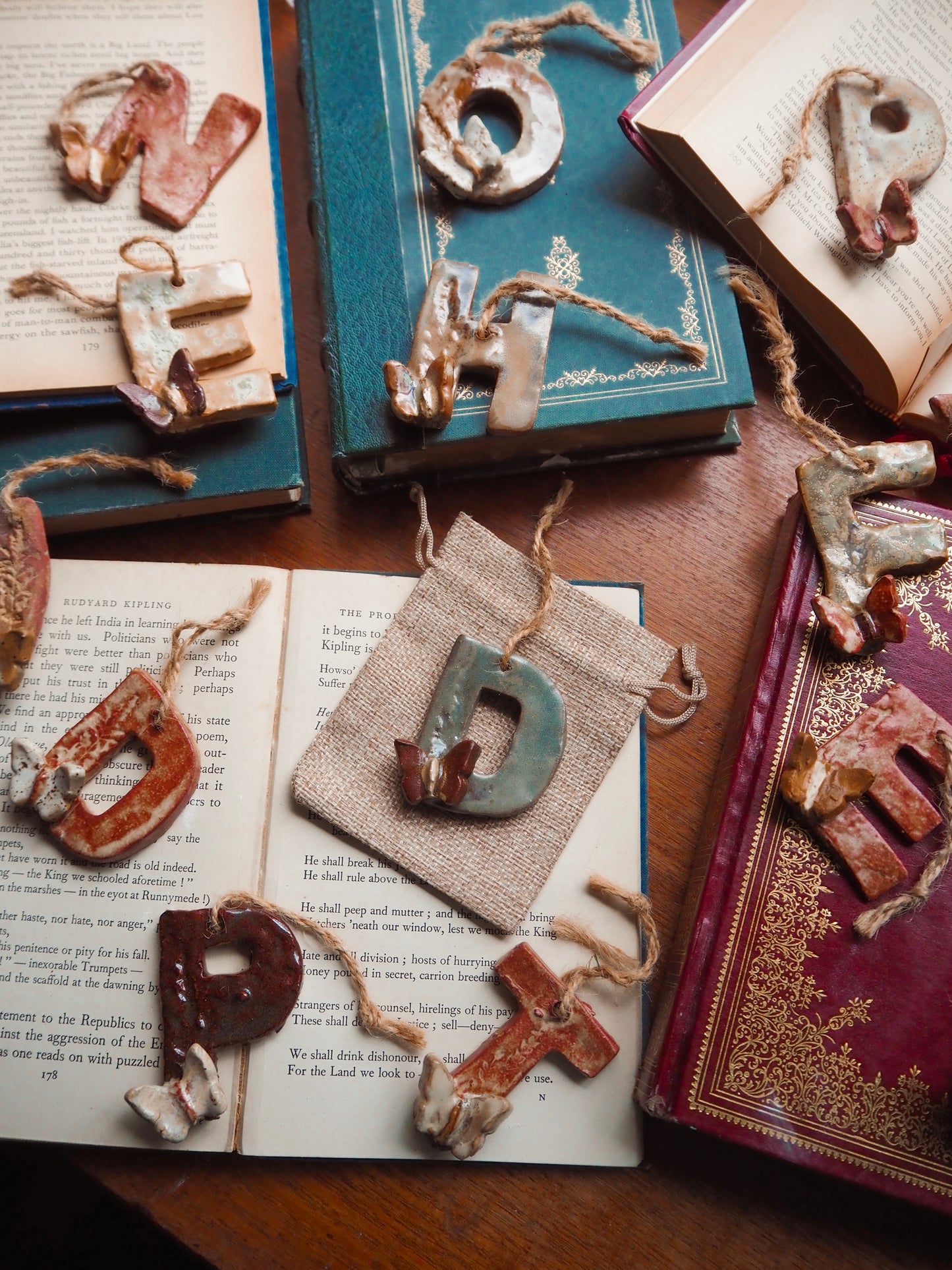 Rustic Alphabet Ornament