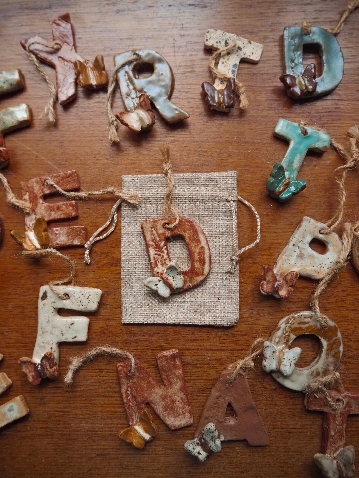 Rustic Alphabet Ornament