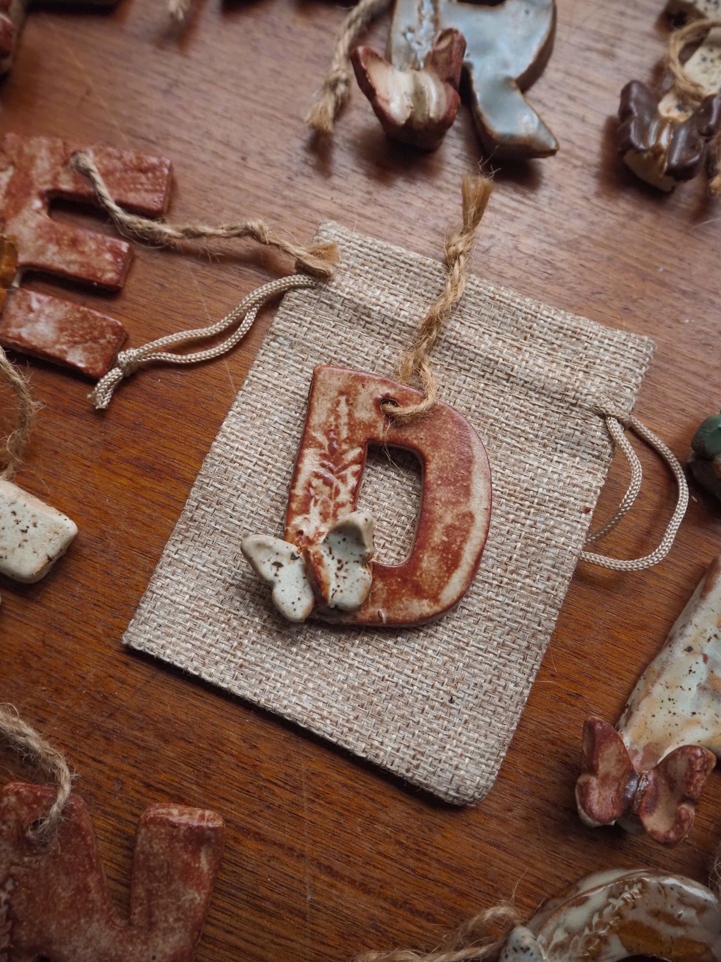 Rustic Alphabet Ornament