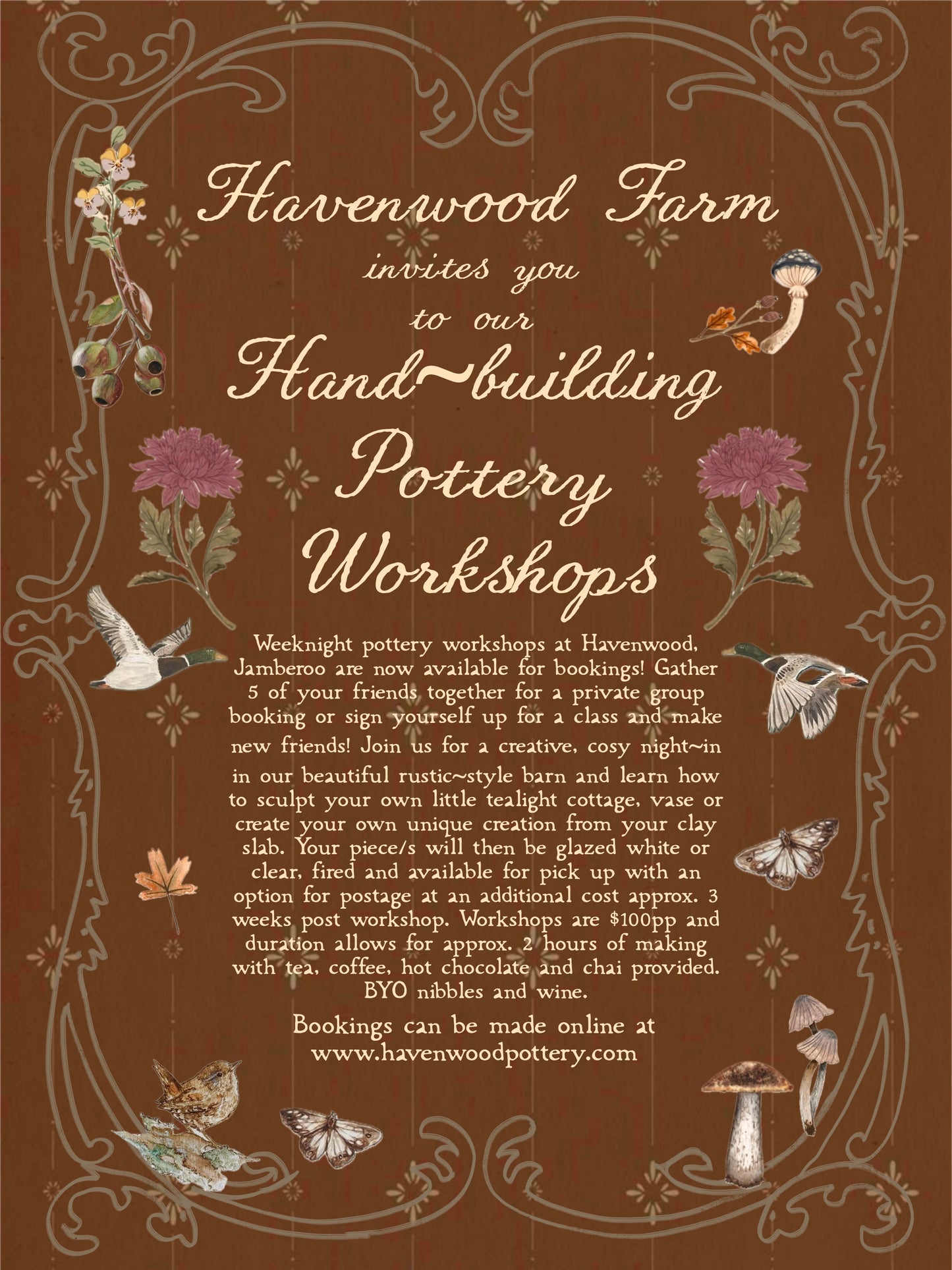 Weeknight Pottery Workshops